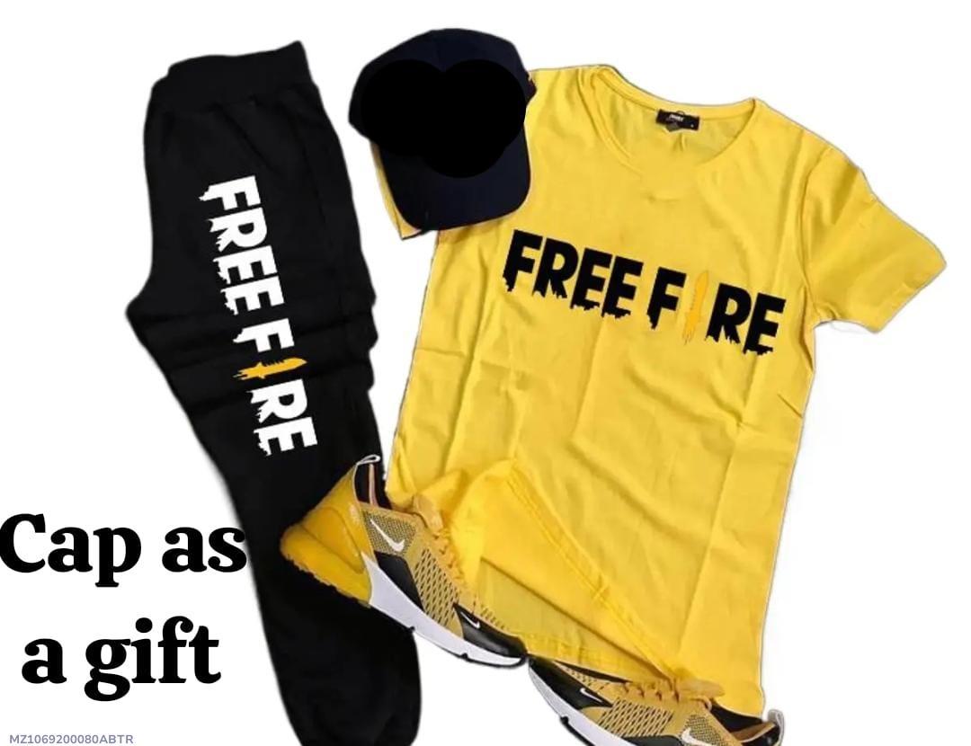 Men's cotton jersey printed track suit -2 pcs set in premium color