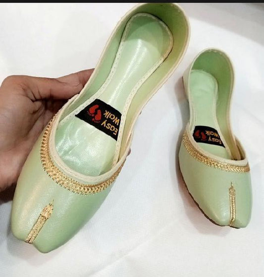 Women PU Leather Embroidered Fancy Khussa