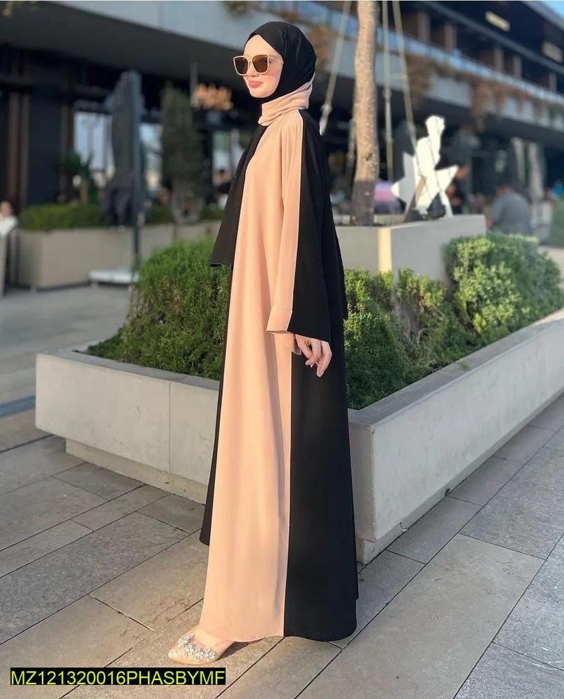 Goergette Plain classic Abaya with Stoller