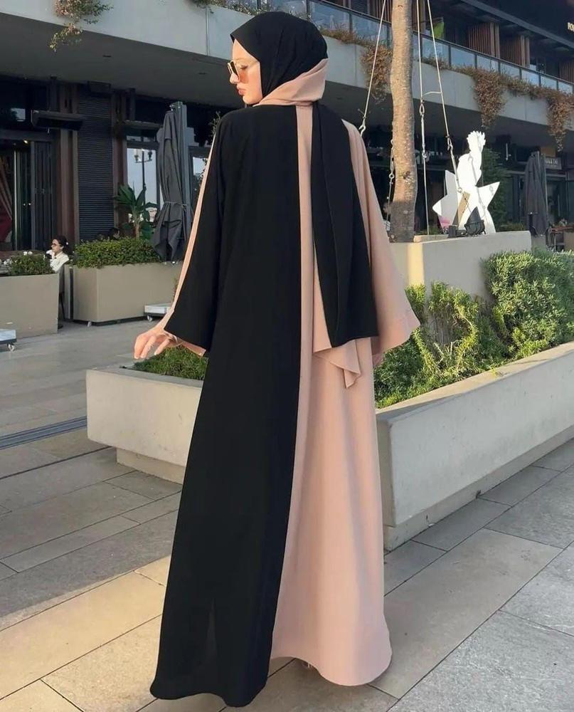 Goergette Plain classic Abaya with Stoller