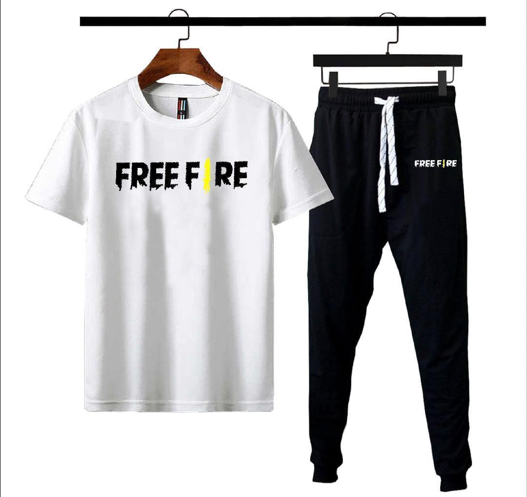 Men's cotton jersey printed track suit -2 pcs set in premium color