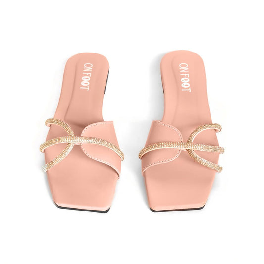 Women's premium quality Rexine Fancy Flats