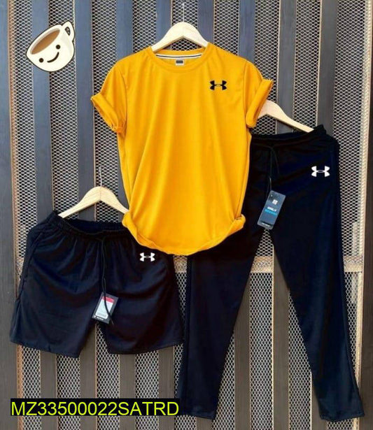 Men's 3 pcs Summar Premium quality Tracksuit